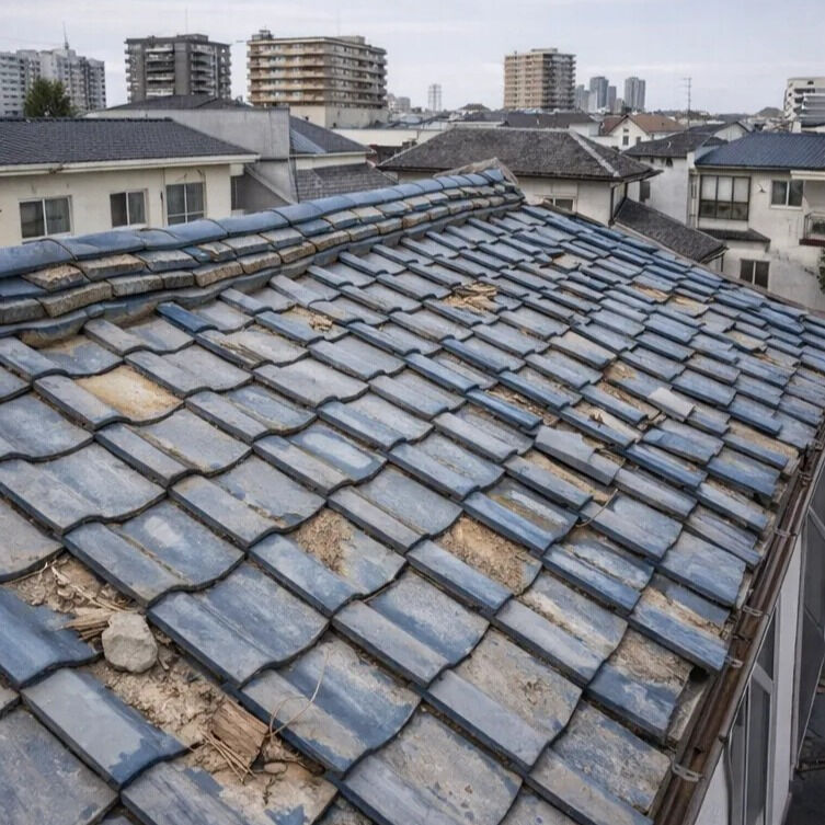 瓦屋根の交換時期は、一般的に30〜50年が目安とされています